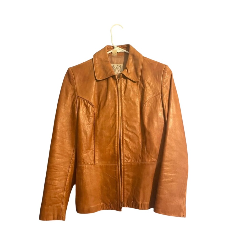 Karen Stilton Vintage Leather Jacket *see notes for sizing info*